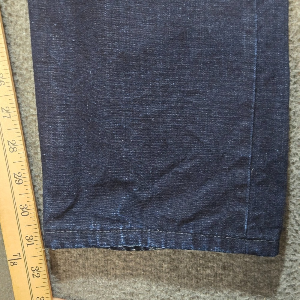 ROGUE TERRITORY RGT Officer Trousers Slim Taper Indigo Selvedge Size 34 X 31 - Picture 6 of 12
